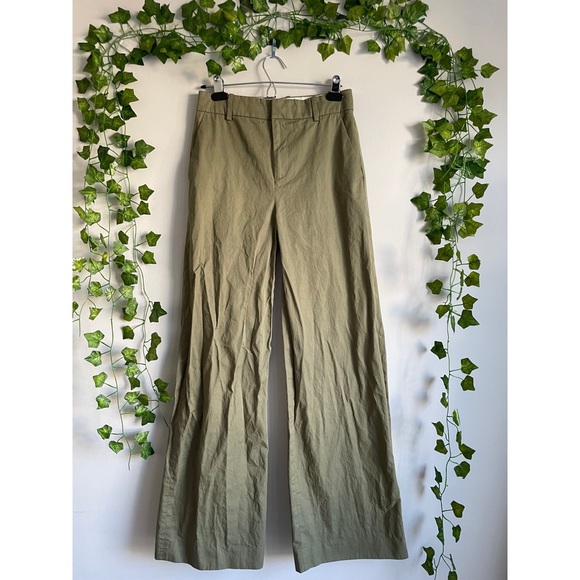 πΏ Awesome J.Crew Wide Leg Green Khaki Pants